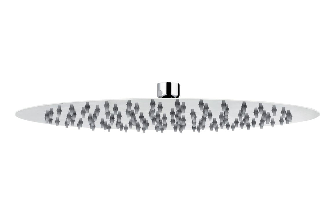 Abode Storm Slimline 300x300x3mm Circular Showerhead - St/Steel