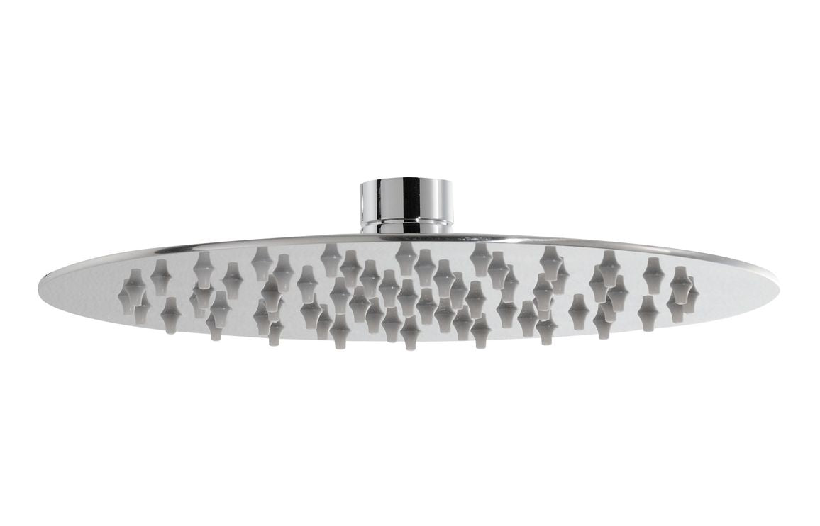Abode Storm Slimline 200x200x3mm Circular Showerhead - St/Steel