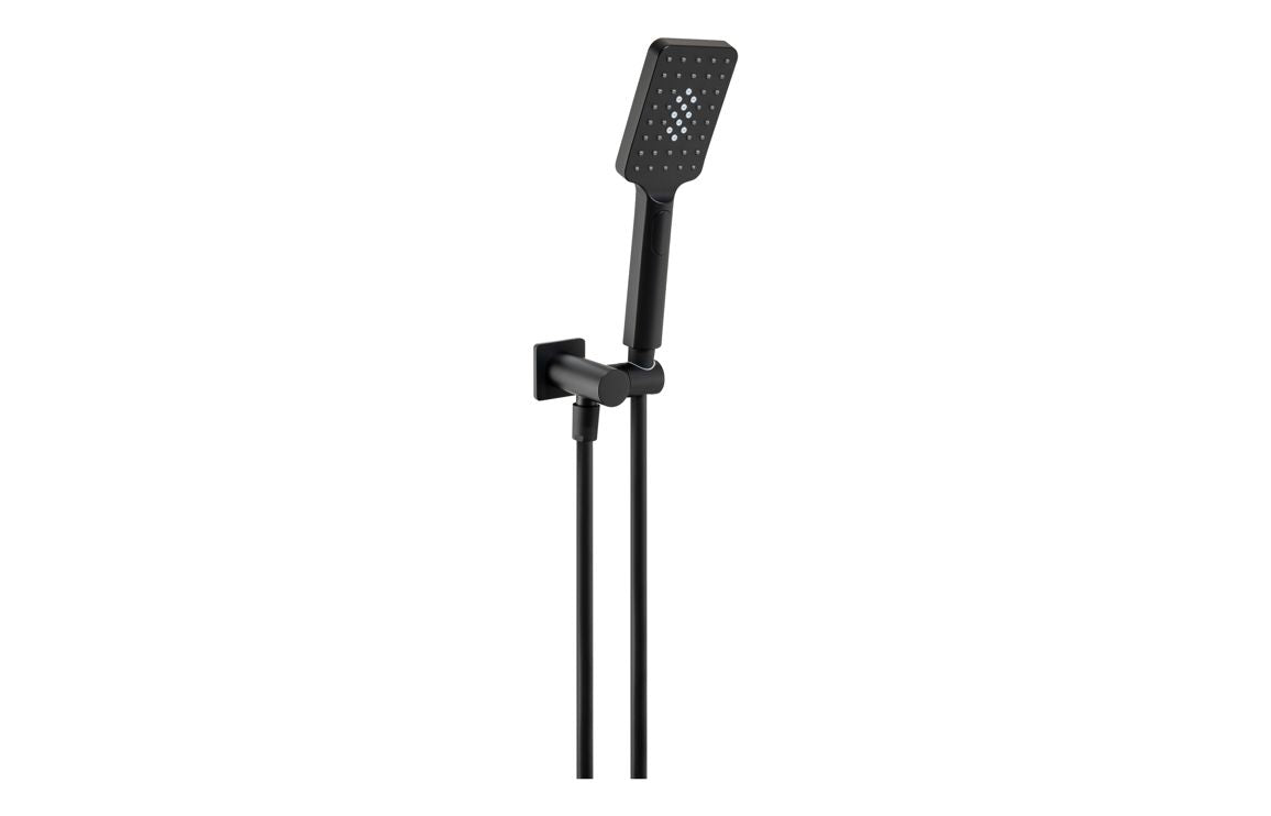 Abode Uno Hand Shower Set - Matt Black