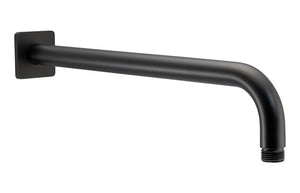 Abode Uno Wall Shower Arm - Matt Black