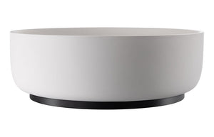 Abode Cava 375mm Round Basin - Chalk White
