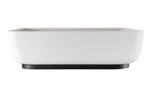 Abode Cava 450x350mm Tablet Basin - Chalk White