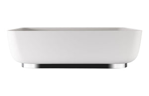 Abode Cava 450x350mm Tablet Basin - Chalk White