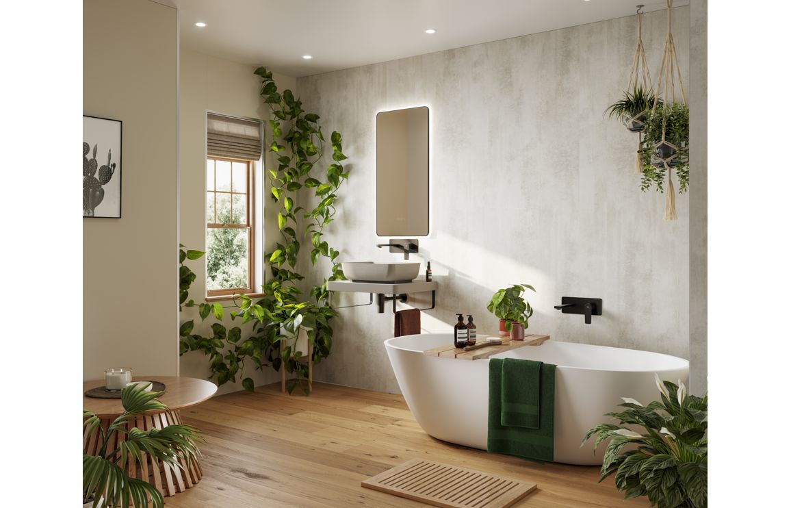 Abode Cava 450x350mm Tablet Basin - Pebble Grey