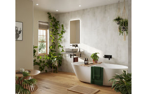 Abode Cava 450x350mm Tablet Basin - Pebble Grey