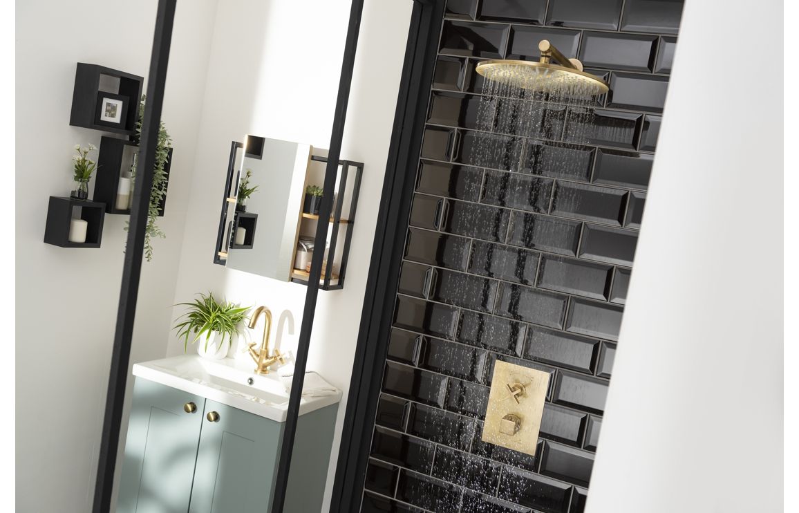 Abode Serenitie Concealed Shower (2 Exit) - Antique Brass