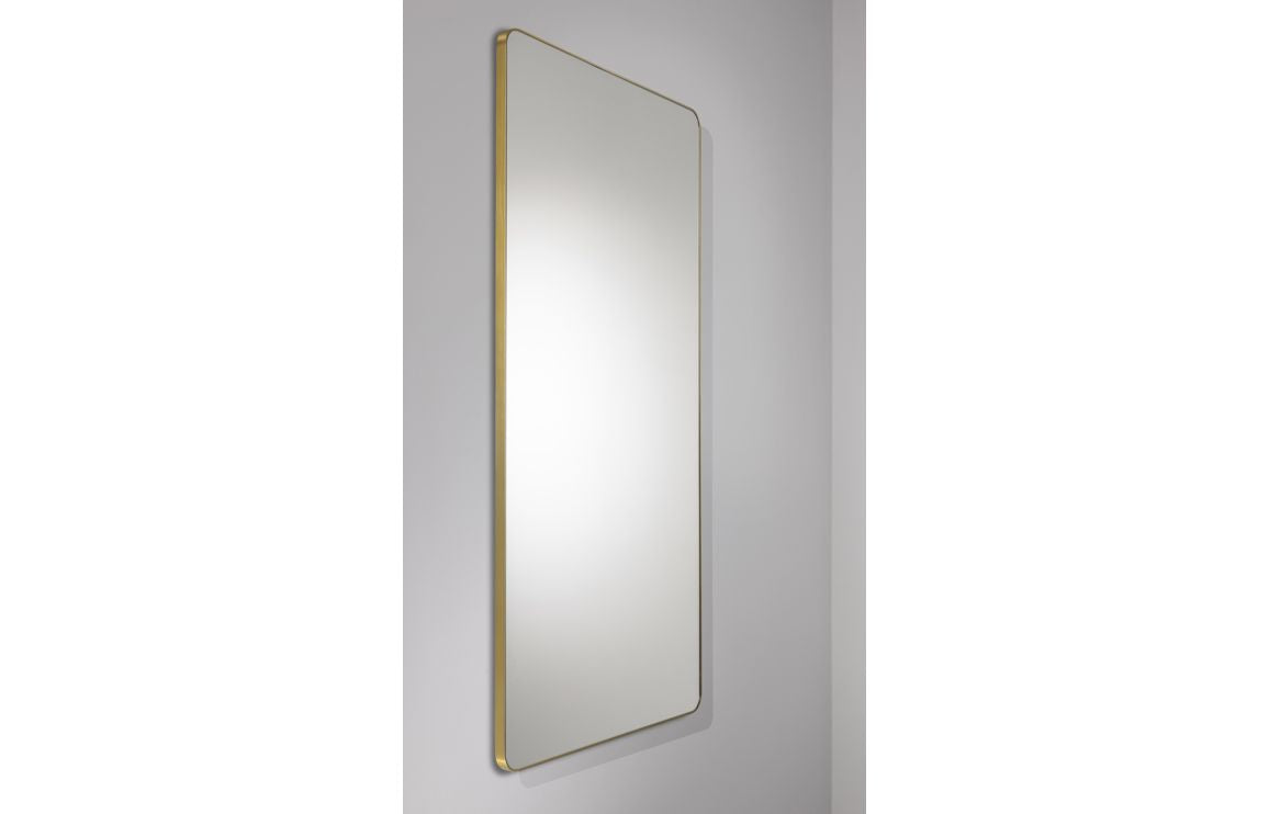 Abode Mayar 450x900mm Tablet Mirror - Brushed Brass