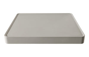 Abode Tableau 600mm Basin Shelf & Brackets - Pebble Grey