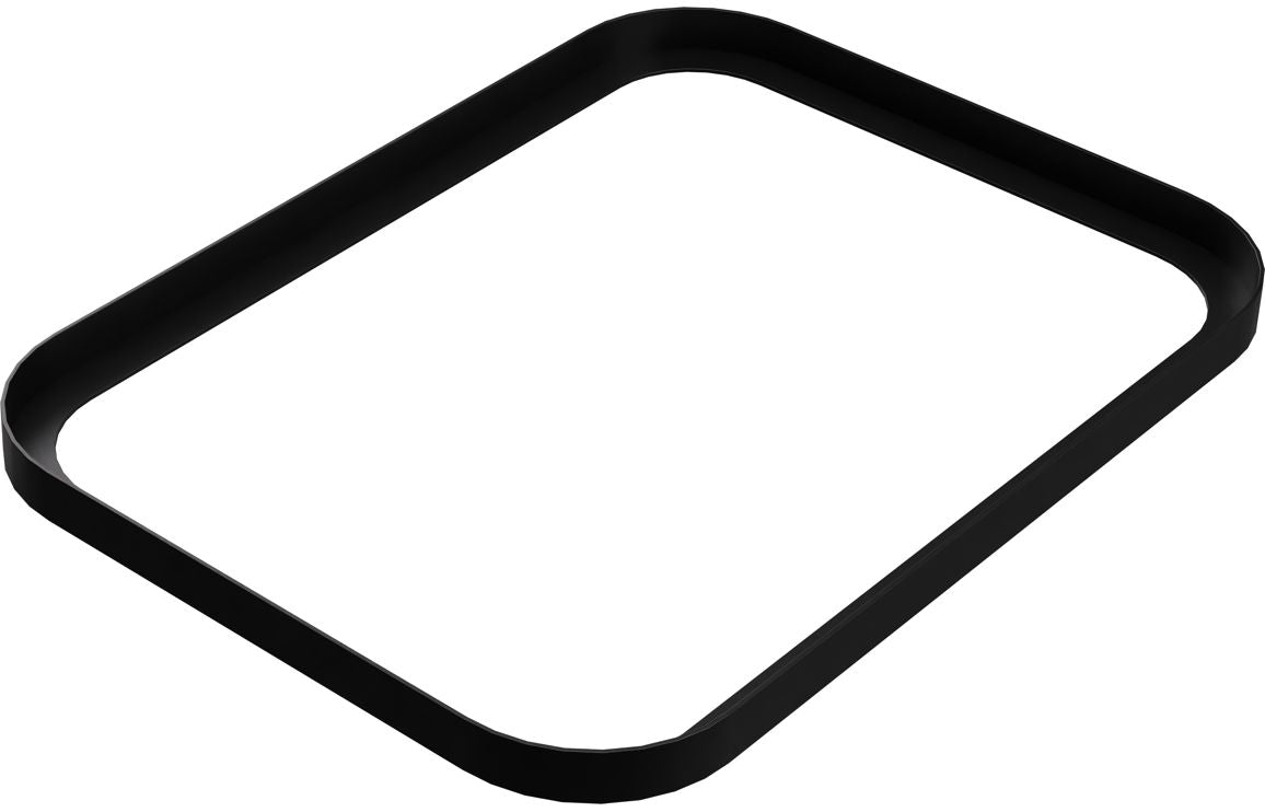 Abode Cava Tablet Basin Plinth - Matt Black