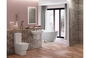 IONA 600x400mm 1TH Basin & Full Pedestal