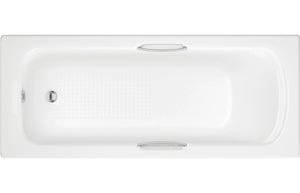 PURE Gripped 1700x700x550mm 0TH Bath with Legs