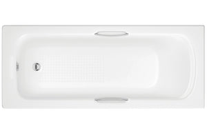 CLASSIC Single End Twin Grip Textured Base 8mm 1700x700x510mm 2TH Bath