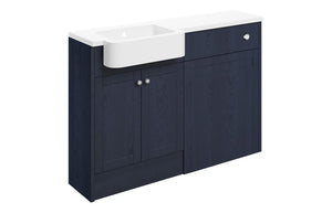 CARRICK 1242mm Basin & WC Unit Pack (RH) - Indigo Ash