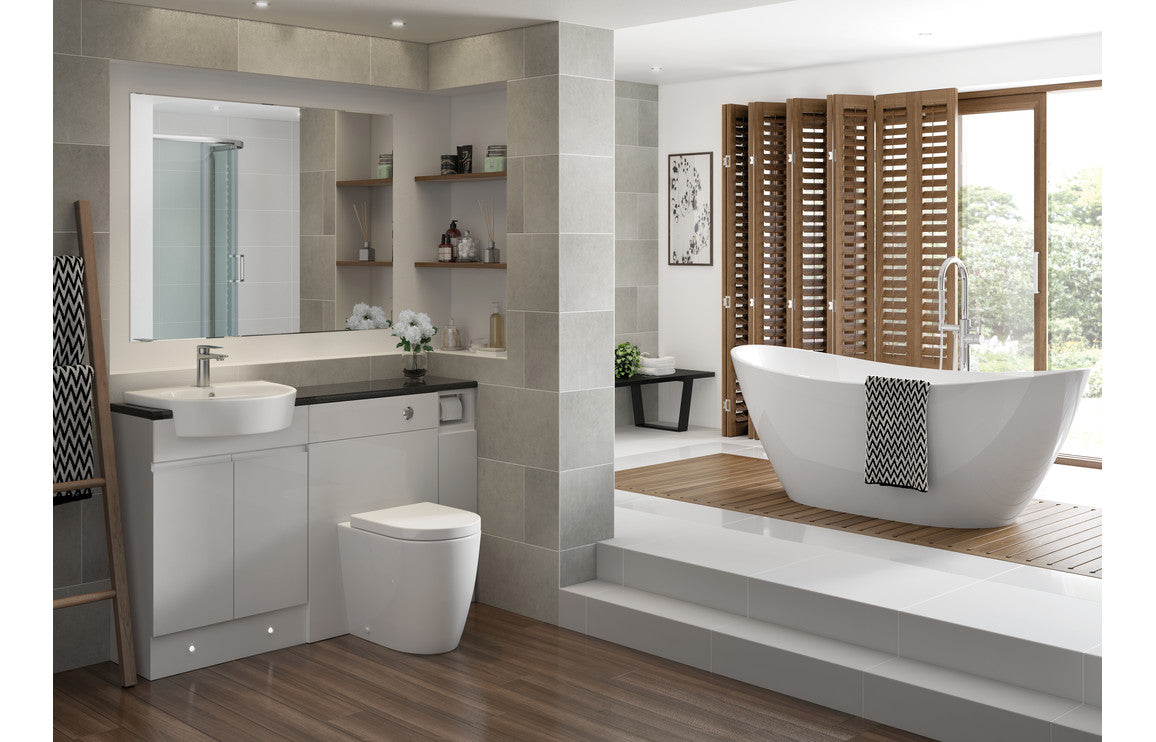 ORKNEY Rimless Back To Wall WC & Soft Close Seat