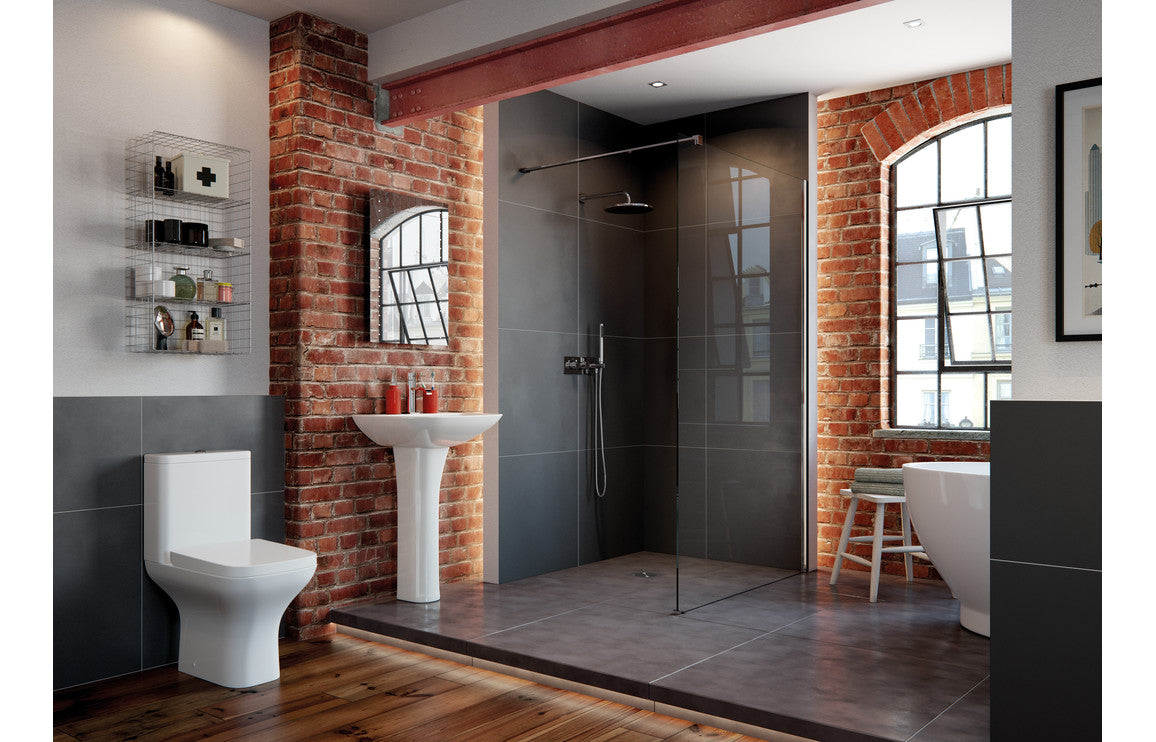 BUTE Rimless Back To Wall WC & Wrapover Soft Close Seat