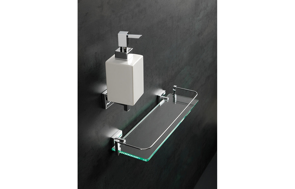 BERYL 40cm Glass Shelf
