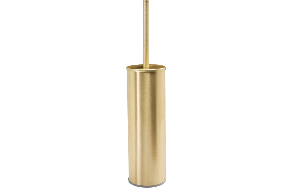 RUBY Wall Mounted Toilet Brush Holder - Brushed Brass