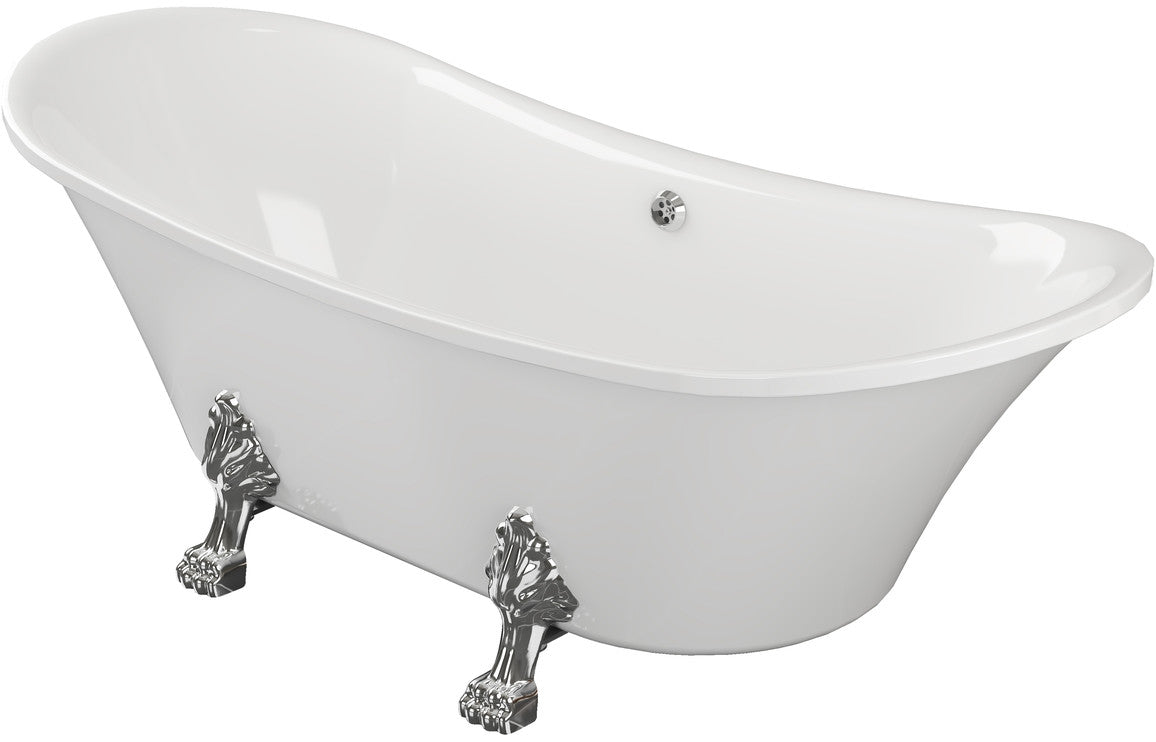LAVISH Freestanding 1760x710x775mm 0TH Bath w/Feet