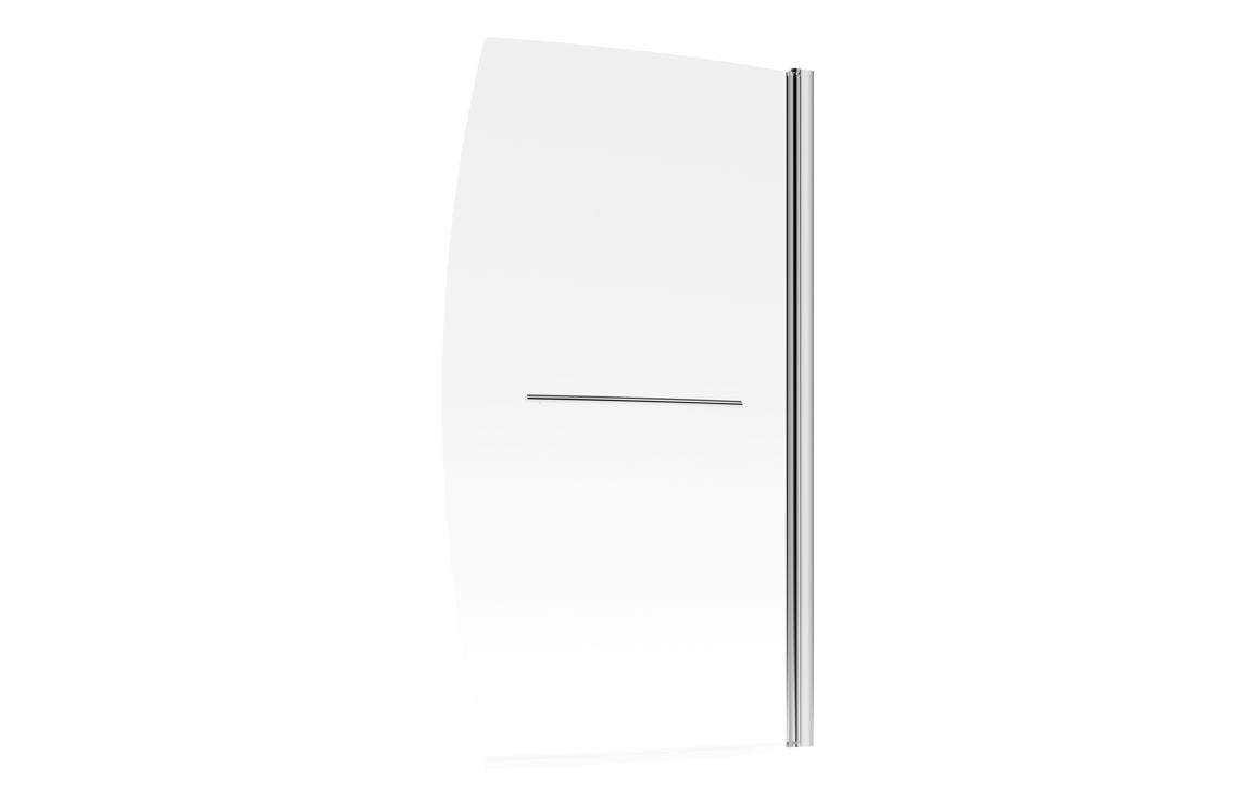 Space Saver Bath Screen - Chrome