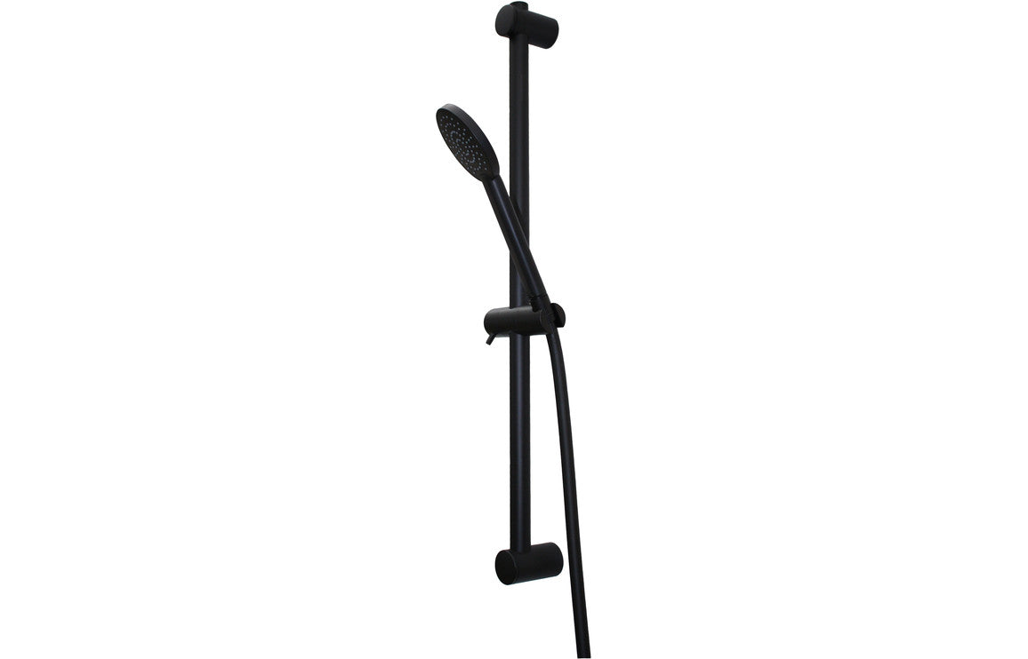 Vema Timea Black Riser Rail & Hose & Arm