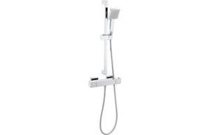 RIPPLE Cool-Touch Thermostatic Bar Mixer Shower - Chrome