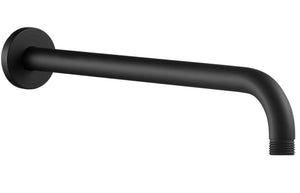 320mm Round Shower Arm - Matt Black