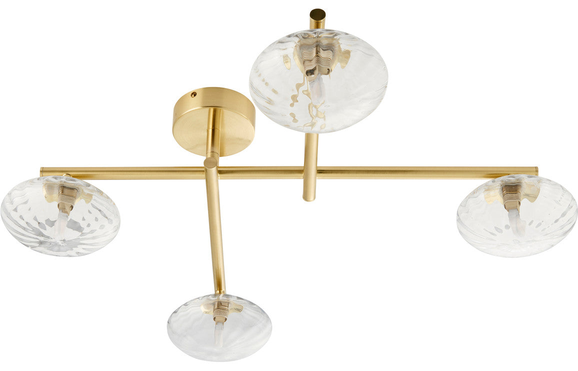 PEARL Ceiling Light - Brushed Brass