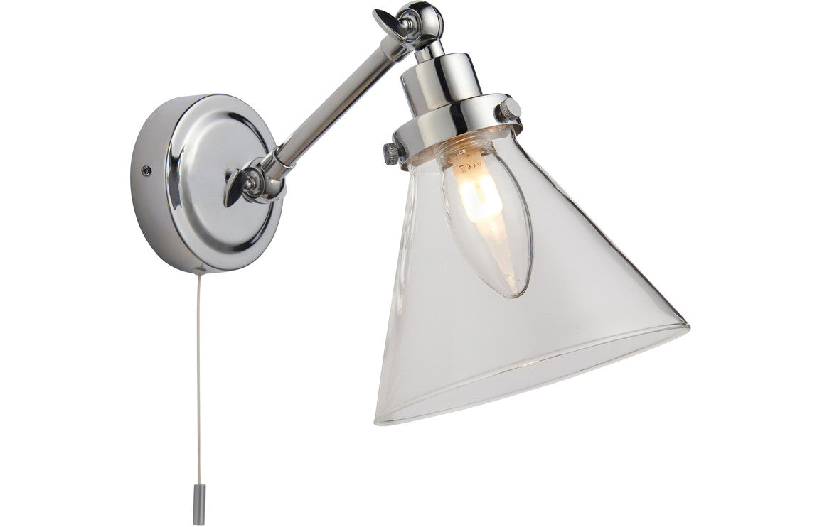 SAPPHIRE Wall Light - Chrome