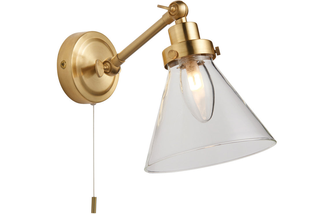 SAPPHIRE Wall Light - Brushed Brass