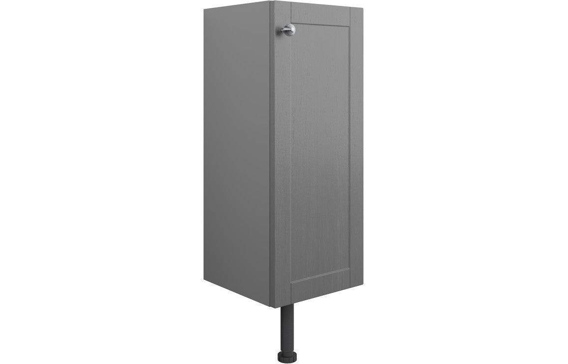 CARRICK 300mm 1 Door Base Unit - Grey Ash