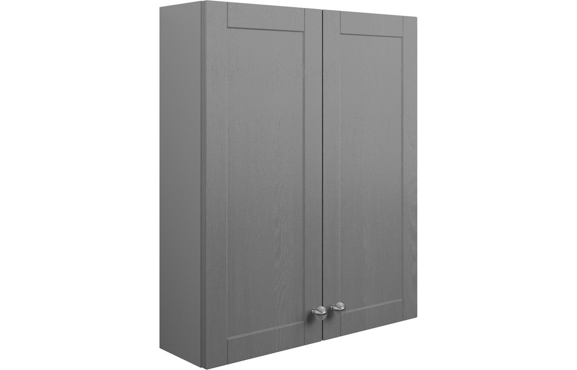 CARRICK 600mm 2 Door Wall Unit - Grey Ash