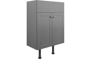 CARRICK 500mm 2 Door Basin Unit - Grey Ash