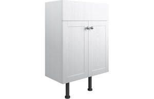 CARRICK 500mm 2 Door Basin Unit - Satin White Ash