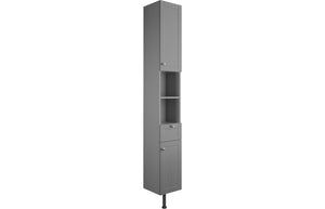 CARRICK 300mm 2 Door Tall Unit - Grey Ash