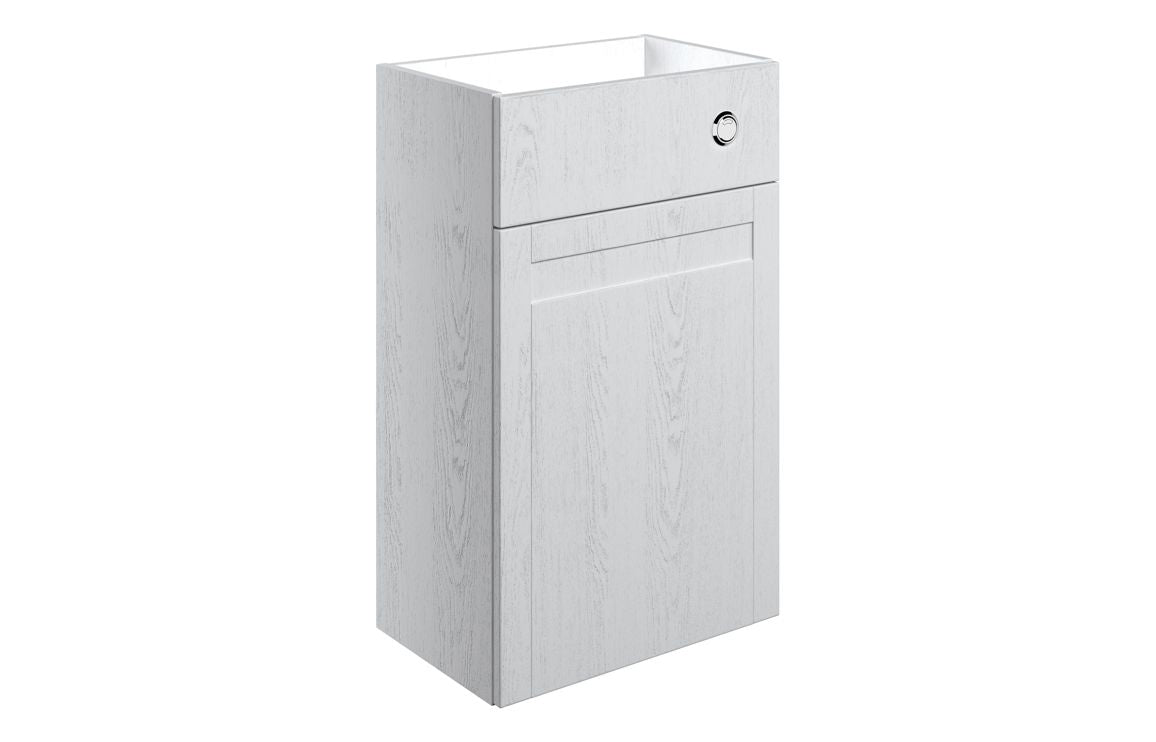CARRICK 500mm WC Unit - Satin White Ash