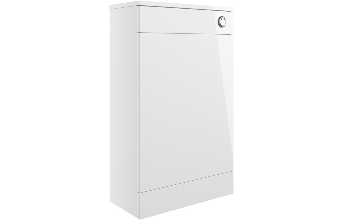 WILSON 500mm Floor Standing WC Unit - White Gloss