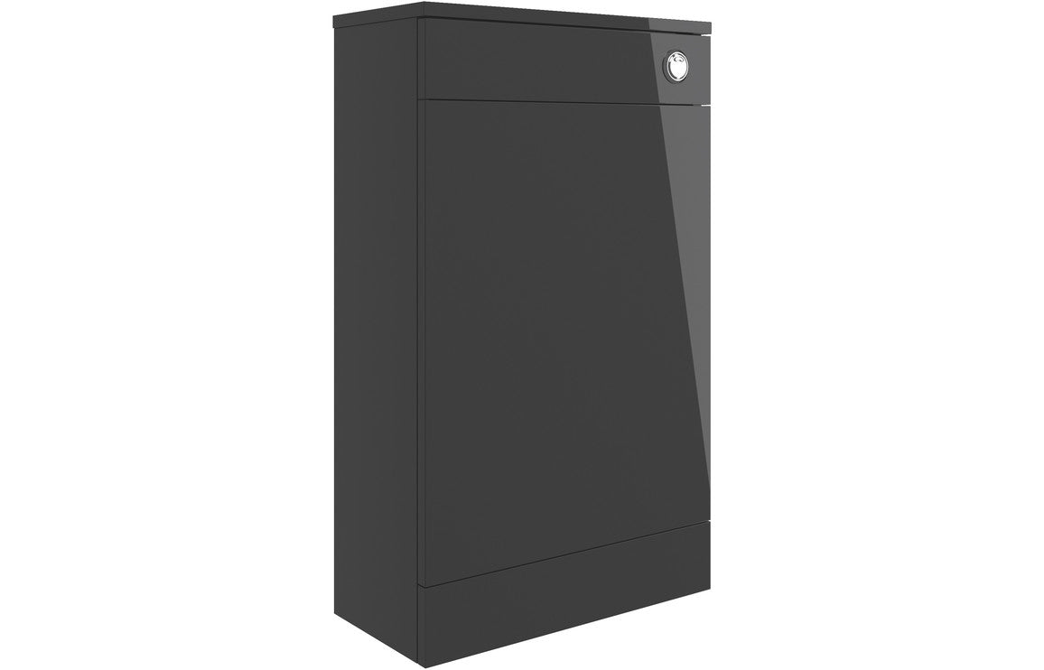 WILSON 500mm Floor Standing WC Unit - Anthracite Gloss
