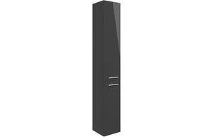 WILSON 350mm Floor Standing 2 Door Tall Unit - Anthracite Gloss