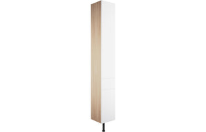 FENWICK 300mm 2 Door & 1 Drawer Tall Unit - Matt White
