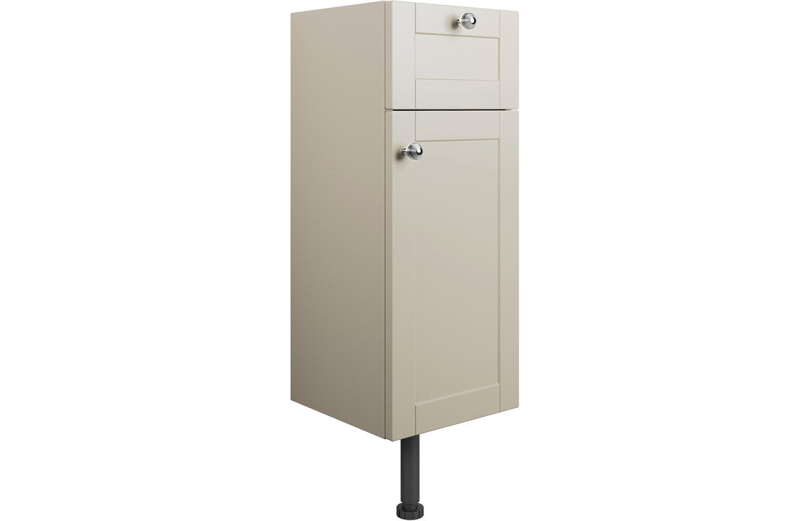 CARRICK 300mm 1 Drawer & 1 Door Base Unit - Matt Latte