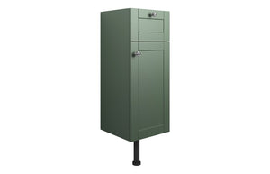 CARRICK 300mm 1 Drawer & 1 Door Base Unit - Matt Sage Green