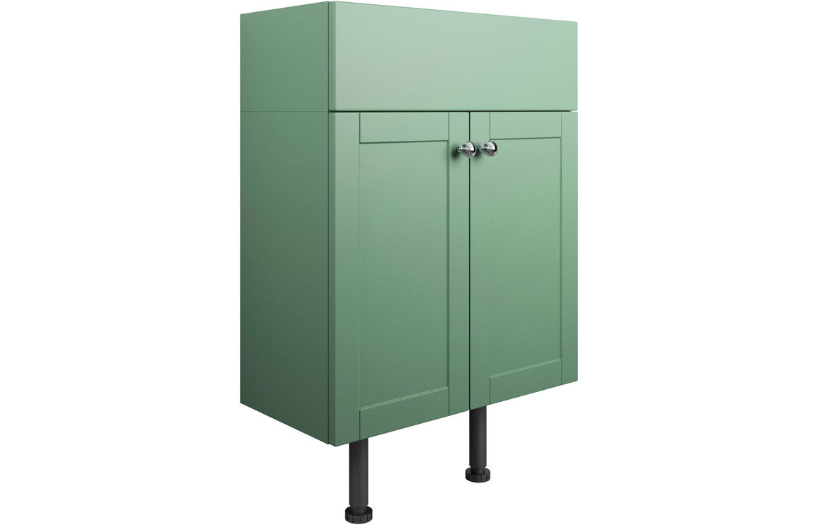 CARRICK 600mm 2 Door Basin Unit - Matt Sage Green
