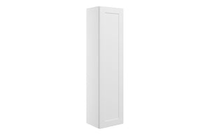 ARRAN 300mm Wall Hung 1 Door Tall Unit - Matt White