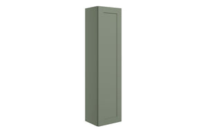 ARRAN 300mm Wall Hung 1 Door Tall Unit - Matt Reed Green