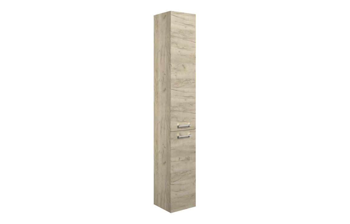CAMPBELL 350mm Floor Standing 2 Door Tall Unit - Oak