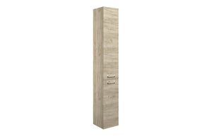 CAMPBELL 350mm Floor Standing 2 Door Tall Unit - Oak