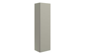 FAIRMONT 350mm Wall Hung 1 Door Tall Unit - Matt Latte