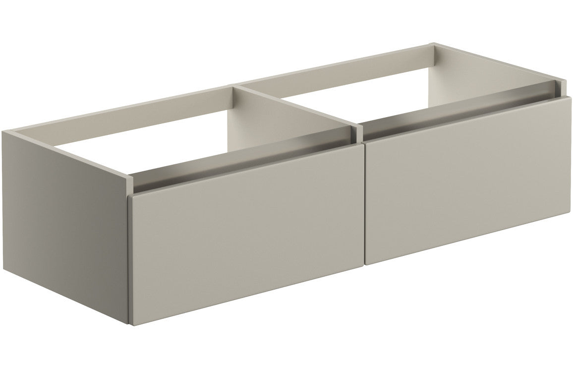 GRANGE 1200mm Wall Hung Basin Unit Run (No Top) - Latte