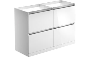 GRANGE 1200mm Floor Standing Basin Unit Run (No Top) - Latte