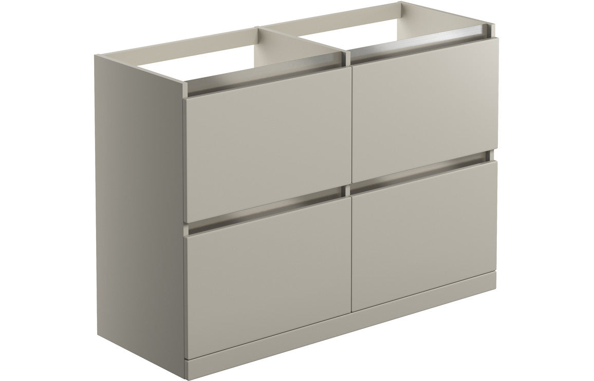 GRANGE 1200mm Floor Standing Basin Unit Run (No Top) - Latte